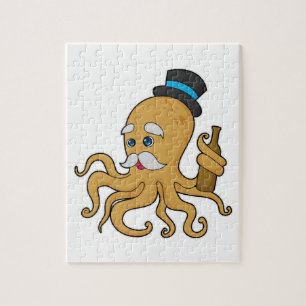 Octopus gentleman Hat Pussel
