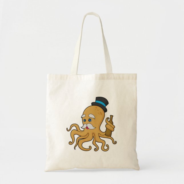 Octopus gentleman Hat Tygkasse (Framsidan)