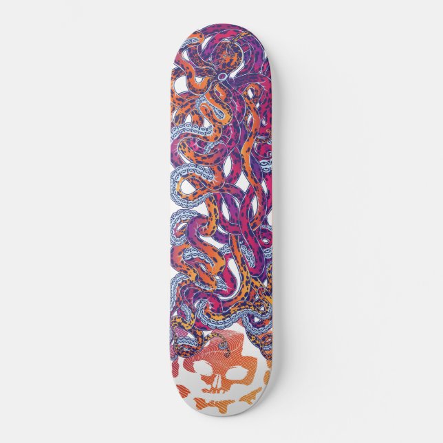 Octopus Graffiti Skateboard (Framsida)