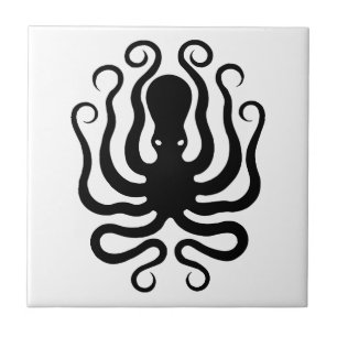 Octopus, Greklands hjälpdesigner Kakelplatta
