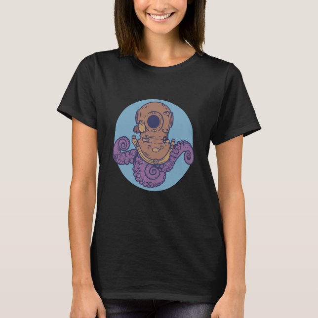 Octopus Halloween costume T Shirt (Framsida)