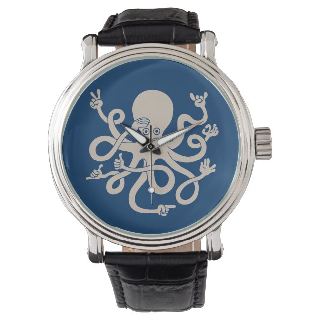 Octopus Händer Armbandsur (Framsida)