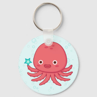 Octopus Har Star Nyckelring