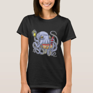 Octopus Hotdog T Shirt