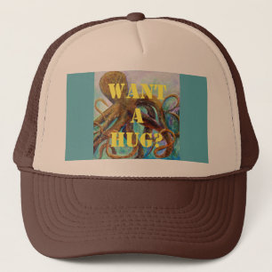 Octopus Hug Truckerkeps