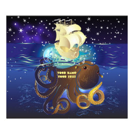 Octopus Huge och Caravella Fototryck