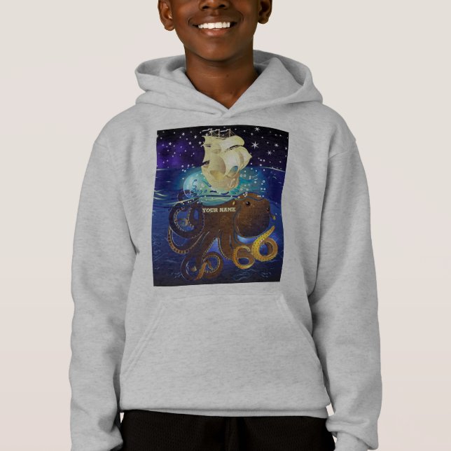Octopus Huge och Caravella T Shirt (Framsida)
