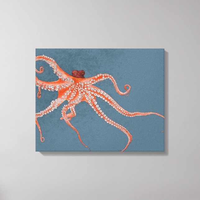 Octopus Hugs Canvastryck (Framsida)