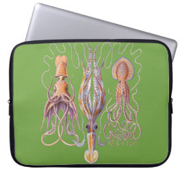 Octopus i akvatiska konstföremål laptop sleeve
