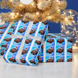 Octopus i Santa Hat Presentpapper