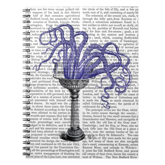 Octopus i Sink Anteckningsbok (Framsidan)