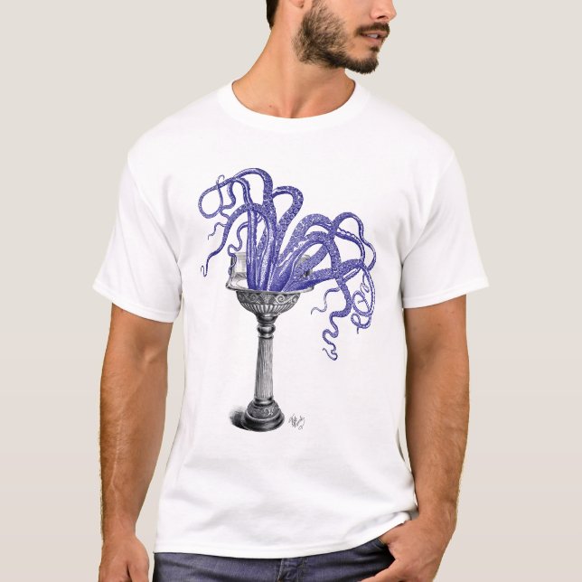 Octopus i Sink Tee Shirt (Framsida)