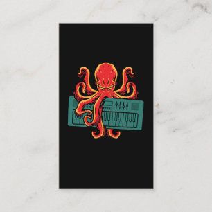 Octopus Japanalog Synth Tangentbord Synthesizer Visitkort
