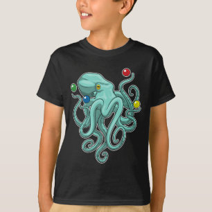 Octopus Juggler Juggle T Shirt