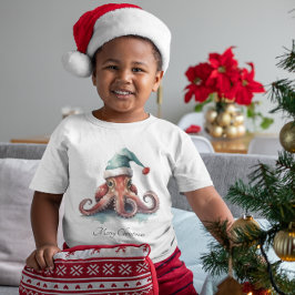 Octopus jul Joy, anpassningsbar T Shirt