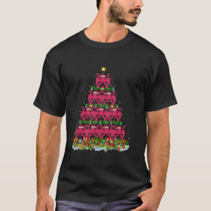 Octopus Julafton Träd Ljus Dekoration Santa Octop T Shirt