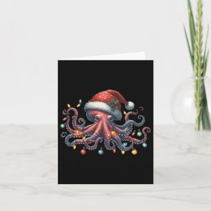 Octopus jultomte Ljus Ocean Octopus Anima Kort