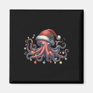 Octopus jultomte Ljus Ocean Octopus Anima Magnet