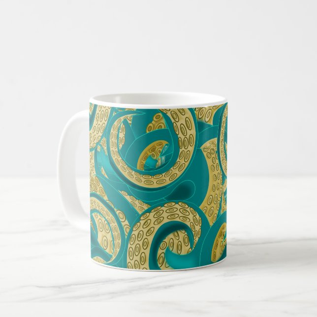 Octopus Kaffe koppar (Framsida vänster)