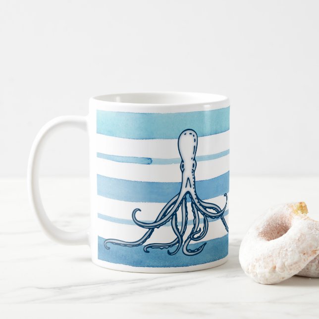 Octopus Kaffemugg (Med munk)