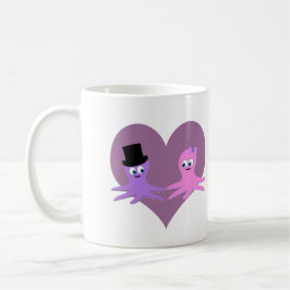 Octopus Kärlek Kaffemugg