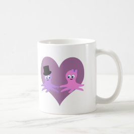 Octopus Kärlek Kaffemugg