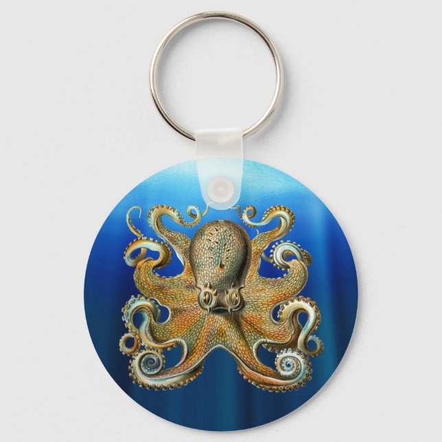 Octopus Keychain Nyckelring (Framsida)