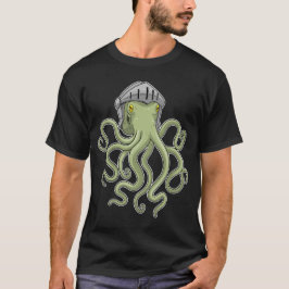 Octopus Knight Helmet T Shirt