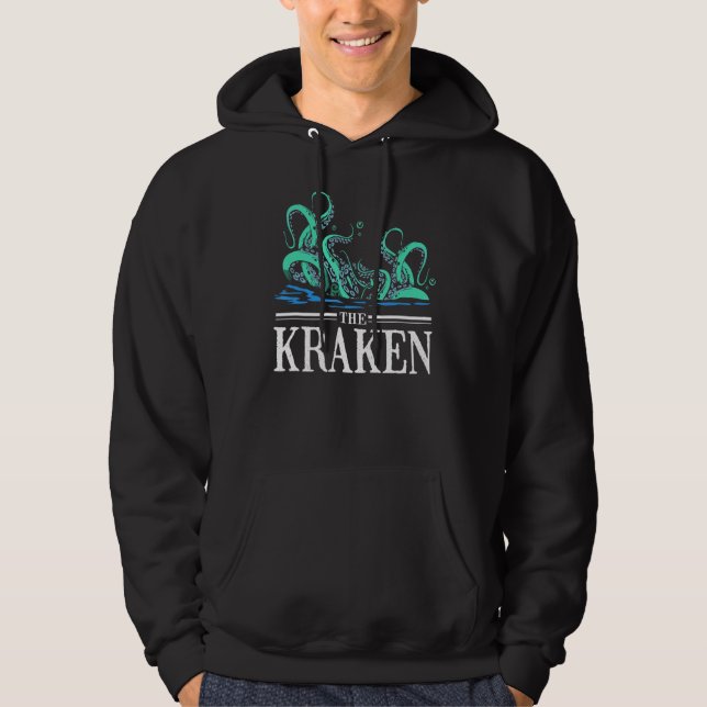 Octopus, Kraken Hoodie (Framsida)