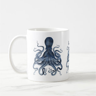 Octopus Kraken Nautisk havsbotten Kaffemugg