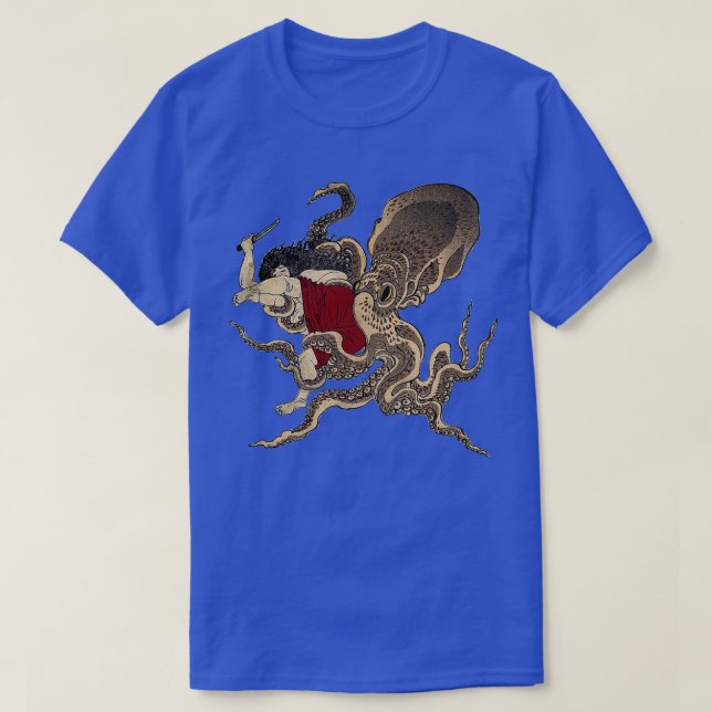 Octopus, Kraken, Octopus Älskare T Shirt (Design framsida)