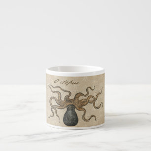 Octopus Kraken Vintage Illustration Espressomugg
