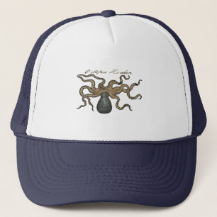 Octopus Kraken Vintage Illustration Keps