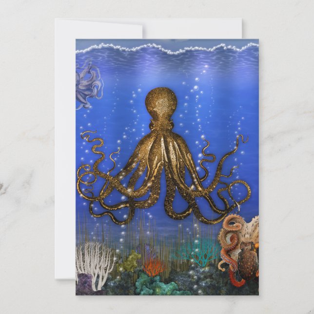 Octopus' Lair - färglös (Framsida)