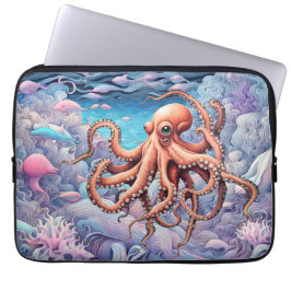 Octopus Laptop Fodral
