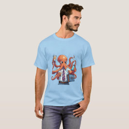 Octopus - Lustigt multitasking T-Shirt