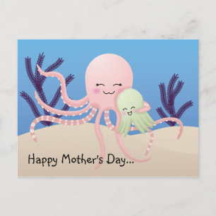 Octopus, Lycklig Mors dag.. Vykort