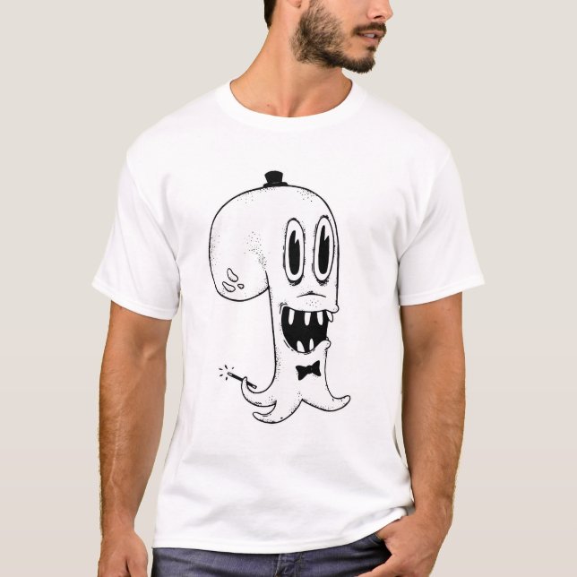 Octopus Magician T Shirt (Framsida)