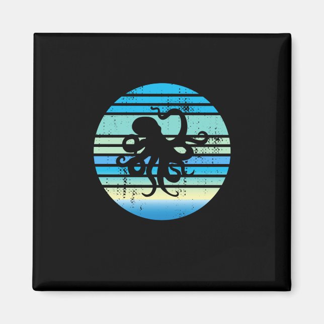 Octopus Marine Biolog Magnet (Framsidan)
