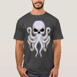 Octopus med 8 Armar Skull T Shirt