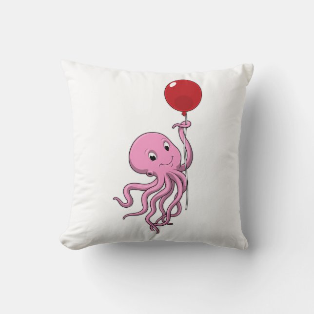 Octopus med Blegon Kudde (Framsida)