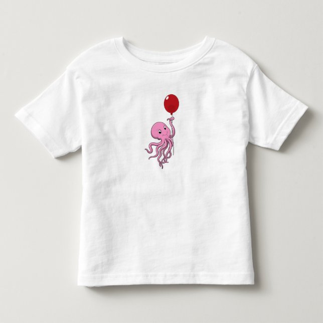 Octopus med Blegon T Shirt (Framsida)