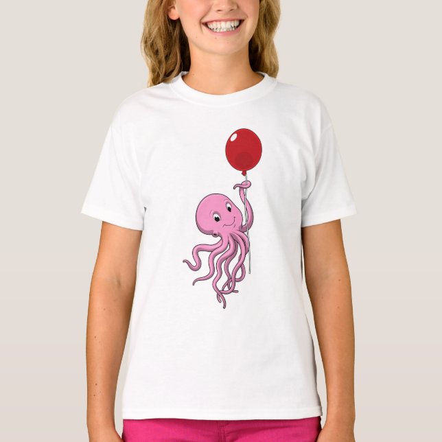 Octopus med Blegon T Shirt (Framsida)