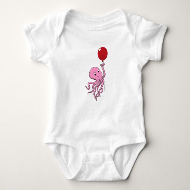 Octopus med Blegon T Shirt (Framsida)