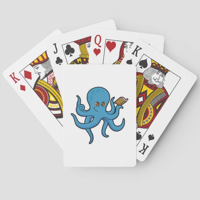 Octopus med Bok Casinokort (Baksidan)