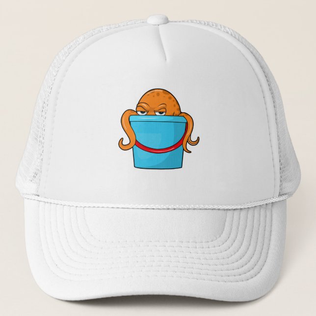 Octopus med Bucket Keps (Framsida)