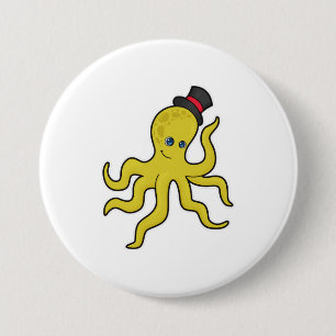 Octopus med Hat Knapp