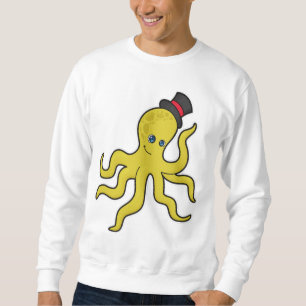 Octopus med Hat Lång Ärmad Tröja