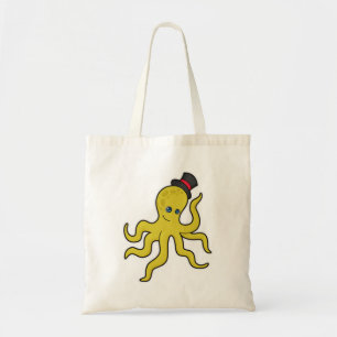Octopus med Hat Tygkasse