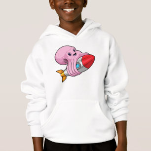 Octopus med Rocket T Shirt